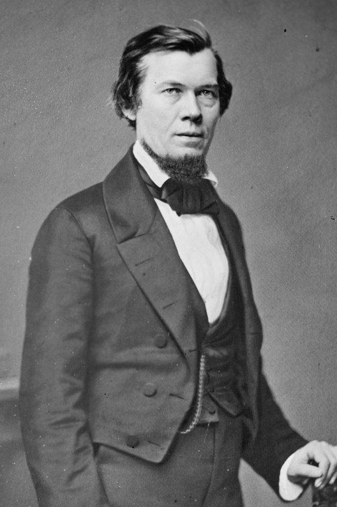 Library of Congress description: "Hon. Jacob Thompson of Miss." photographed by Mathew Brady. Library of Congress Prints and Photographs Division. Brady-Handy Photograph Collection. http://hdl.loc.gov/loc.pnp/cwpbh.02849.